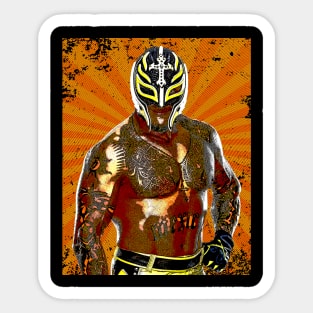 Rey Mysterio // Retro Comics Style Sticker